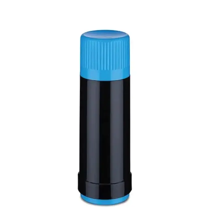 ROTPUNKT Glass Thermos Flask 0.500 L, BLACK-EL.-KI