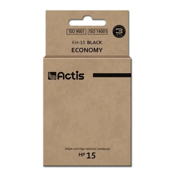 Actis KH-15 tinte (aizvieto HP 15 C6615N; Standarta; 44 ml; melna)