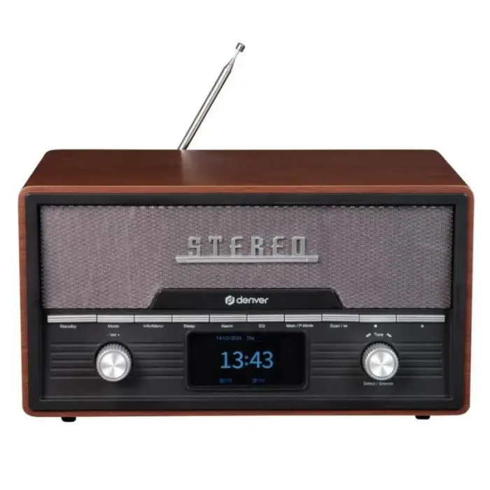 Denver MDA-525DW Personal CD Player Wood