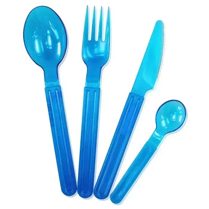 Table Accessories Set 4.5x3x19cm Trippy Transparent Blue