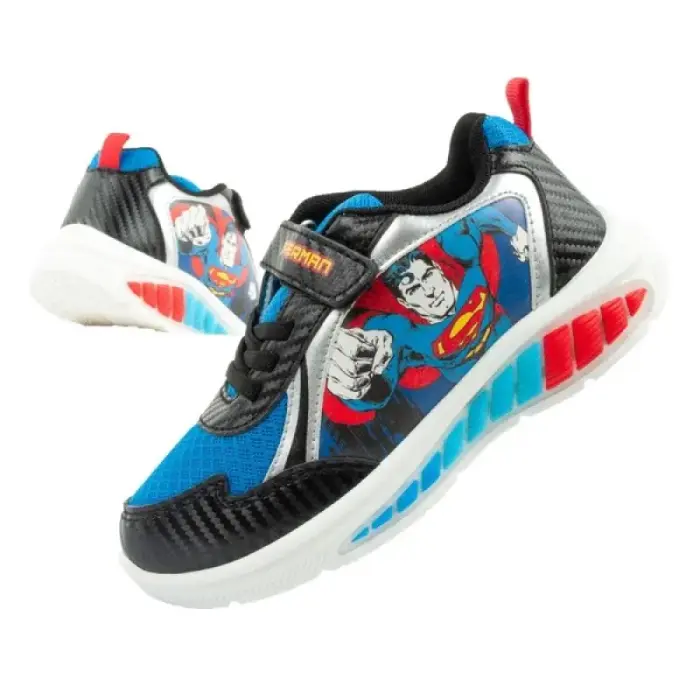 Leomil children's sports shoes sneakers for boys Superman LED - Pantofi: 30