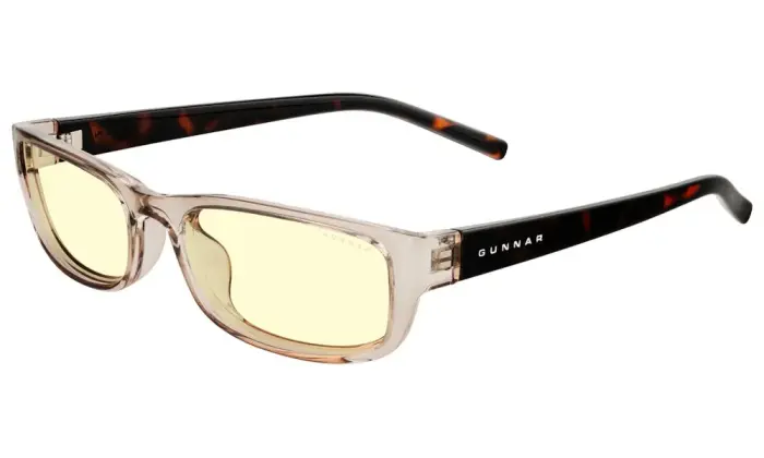 GUNNAR biroja/spēļu brilles  ELLIN ROSE TORTOISE dzintara lēcas BLF 65 GUNNAR focus
