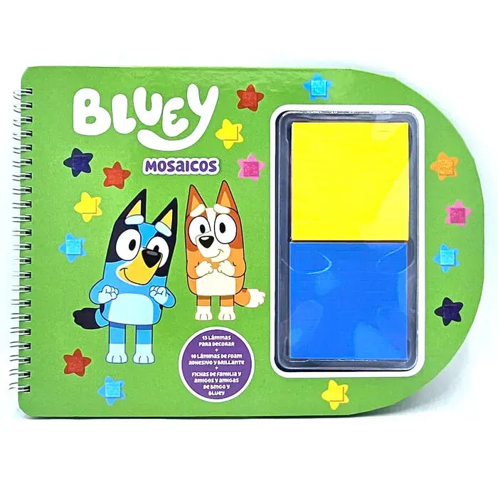 Bluey mozaīku burtnīca