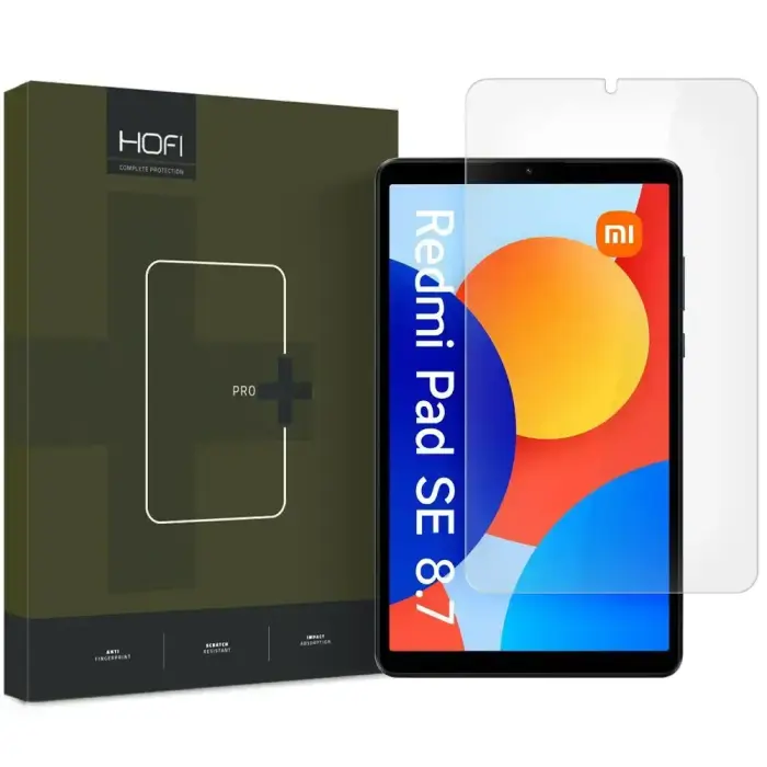 Hofi Glass Pro+ Xiaomi Redmi Pad SE 8.7 Skaidrus Grūdintas Stiklas 205x205x280mm