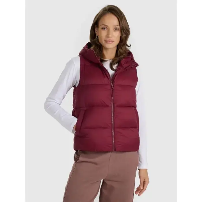 Women's down vest with synthetic filling 4F 4FRAW25TVJAF326-60S - Size: XS