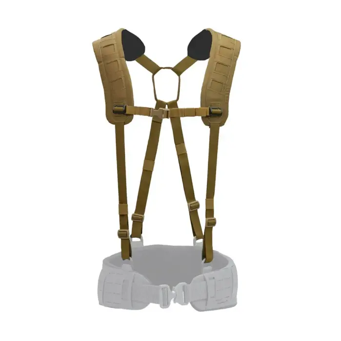 Templars Gear X-Harness 4-point Tactical Suspenders – MOLLE – Coyote Brown