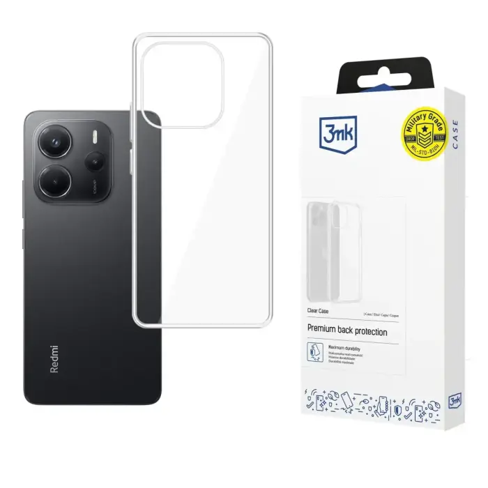 3MK Caurspīdīgs vāks Redmi Note 14 4G