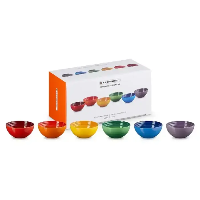 Le Creuset 6 akmensmasas bļodu komplekts 330 ml