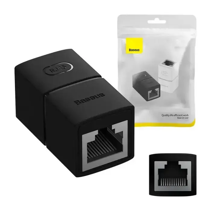 Baseus AirJoy Series Network Cable Connector – Black