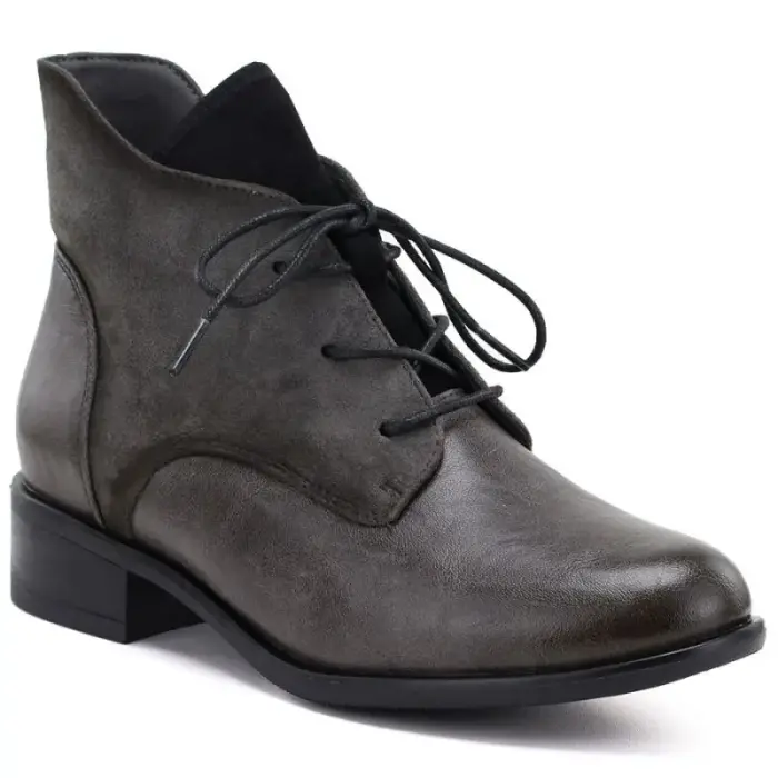Женские insulated ankle ботинки, gray, Jezzi ASA198-15 - Buty: 37