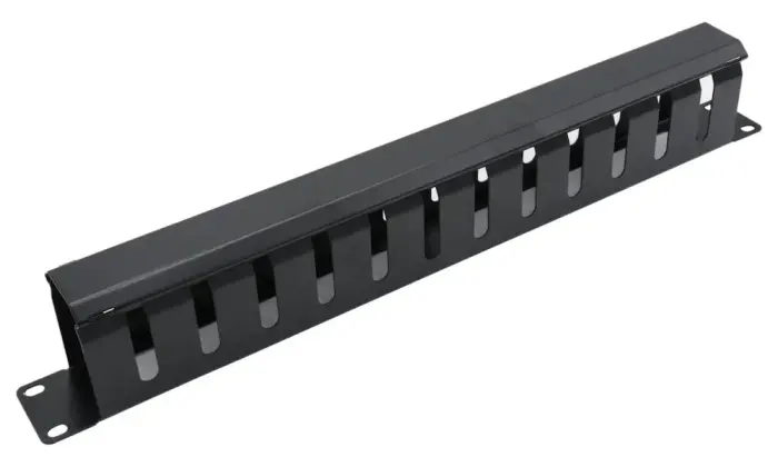 XtendLan 1U patch panel, all-metal with 4x7cm cover ADV