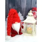 GNOME WITH FUR HAT 86CM — Photo 6