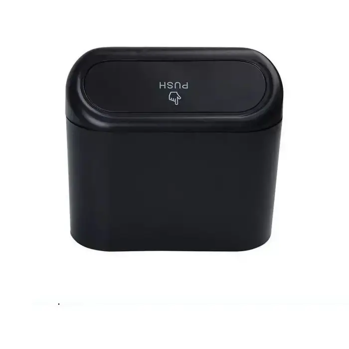 Car rubbish storage bin black Foto 2