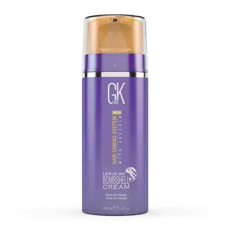 Global Keratin GKhair Nenuplaunamas Bombshell Kremas 100ml Blondiems Plaukams, Glotninamasis Kremas, Pašalina Geltonus, Varinius Atspalvius, Garbanojimąsi ir Pasišiaušusius Plaukus