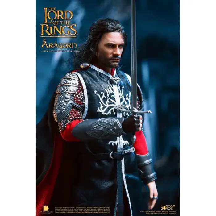 The Lord of the Rings Aragorn Real Master kujuke 23cm