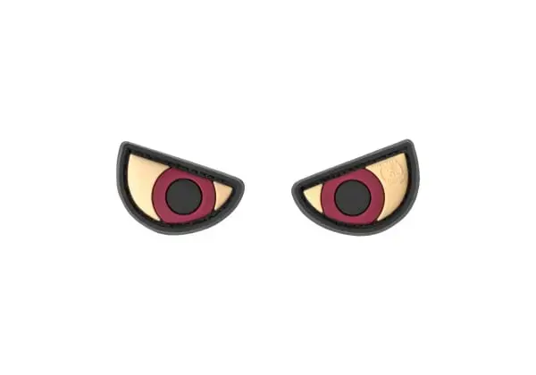 Gumijas uzšuve Angry Eyes