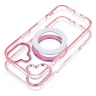 Case for iPhone 12 Frame Circle Stand compatible with MagSafe pink — Nuotrauka 2