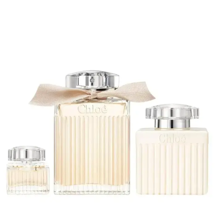 Chloe komplekts: Parfimērijas ūdens 100ml + Miniatūra parfimērijas ūdens 5ml + Ķermeņa losjons 100ml sievietēm