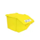 Stackable waste sorting bin - yellow 45L — Photo 2