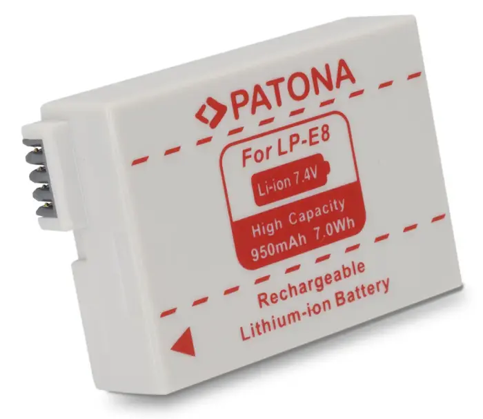 PATONA Aku Canon LP-E8 950mAh