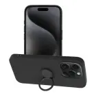 SILICONE RING dėklas iPhone 15 Pro juodas — Nuotrauka 1