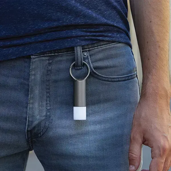 Lexon Nomaday Flash LED atslēgu piekariņš – pelēks Foto 9