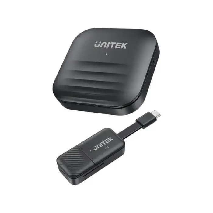 UNITEK juhtmeta HDMI saatja kuni 50m, USB-C, must