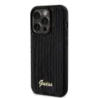 Guess Sequin Script Logo dėklas iPhone 14 Pro Max Black — Nuotrauka 1