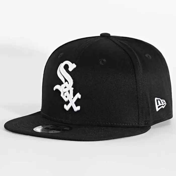 Chicago New Era Sox Fashionable Black Sports Full-Cap Cap - Haine: M/S