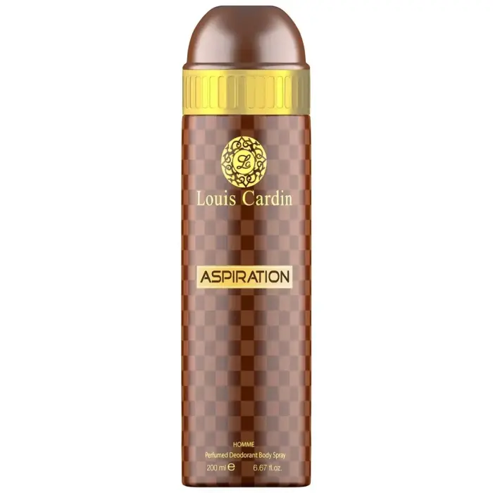 Louis Cardin, Aspiration, Purškiamas dezodorantas, Vyrams, 200 ml