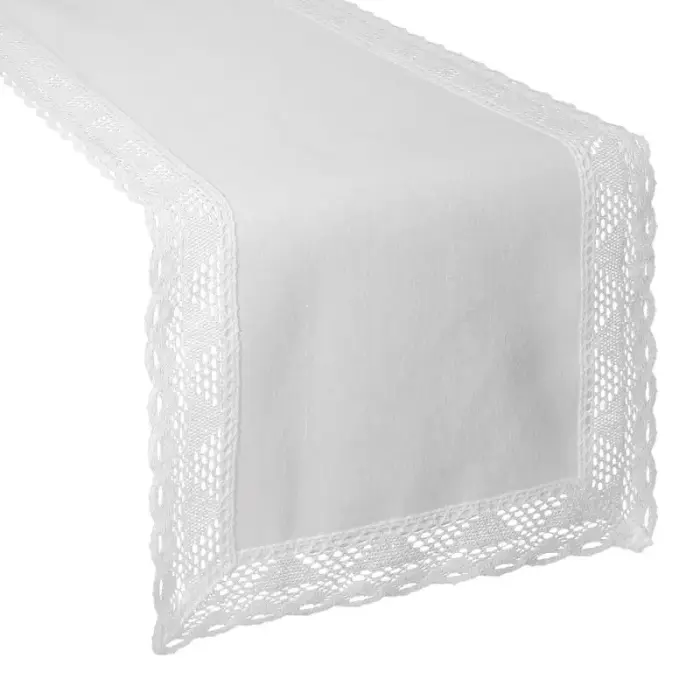 Table Runner 40x140 cm Nataly White