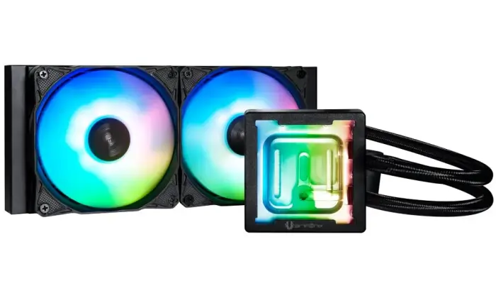 Bitfenix vodní aušintuvas na CPU 240 mm Black / tenký - 27mm / ARGB / 4-pin / AMD i Intel