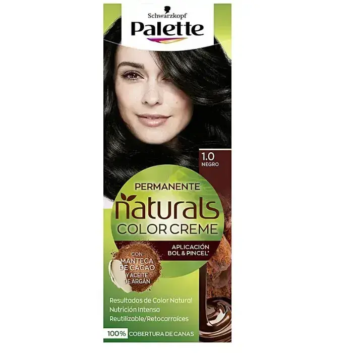 Schwarzkopf Palette Naturals Krāsu krēms 1.0 Melns