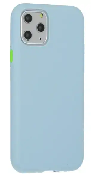 Fusion Solid Silicone Case for Apple iPhone 11 Pro Light Blue