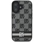DKNY Checkered Pattern & Printed Stripes Hard Case for iPhone 16 — Photo 3