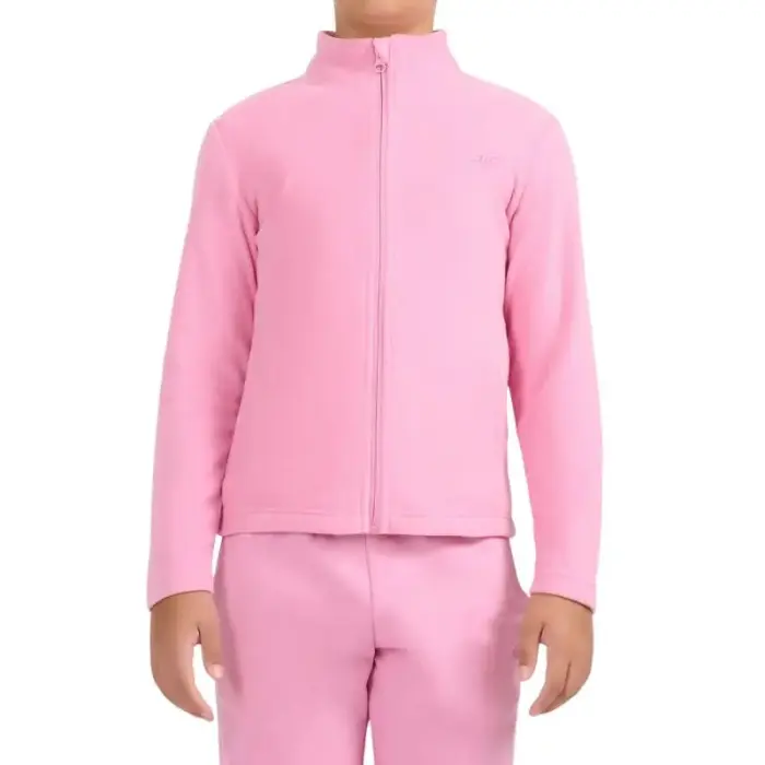 4F F472 Girls` Fleece Jacket, Pink