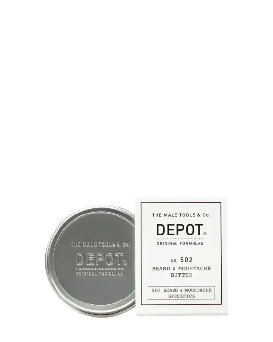 Depot 500 Habeme ja Vuntside Spetsiifika Nr. 502, Argaaniaõli, Toitev ja Pehmendav Habemevõi, 30 ml