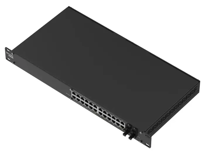 Teltonika SWM280 managed switch, 24x GbE (12x PoE+), 4x SFP, L2+, 19" rack