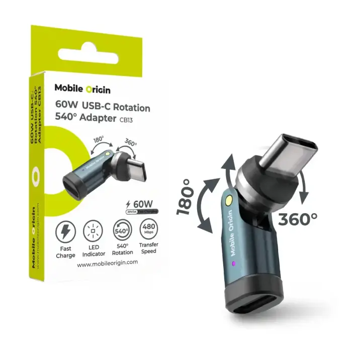 Mobile Origin USB-C Rotation 540° Adapter CB13