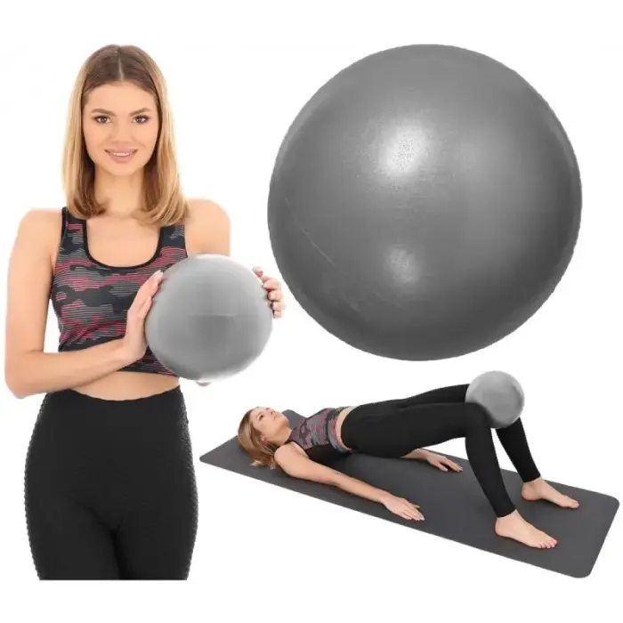 FITNESS PILATES BALL 23CM - ANTHRACITE BEST SPORTING