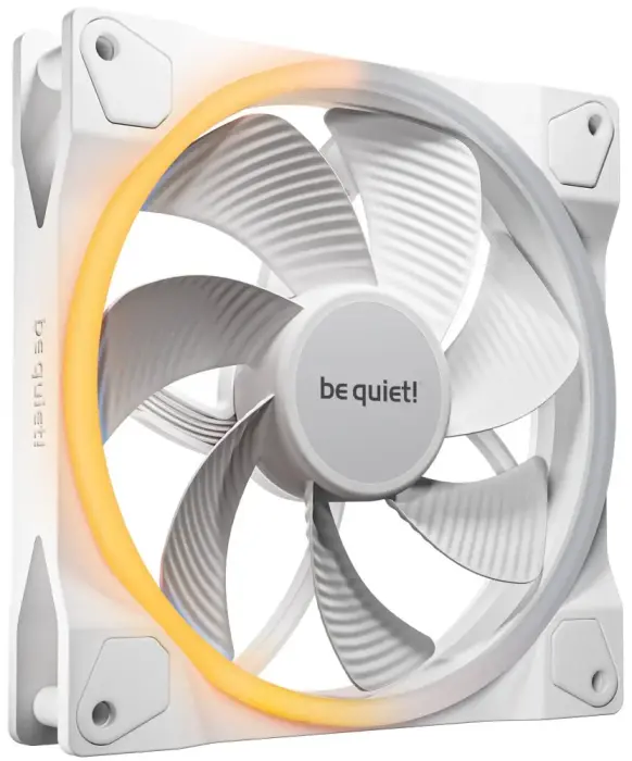Be quiet! / ventiliatorius Light Wings 140mm PWM Reverse / 140mm ARGB / PWM / baltas