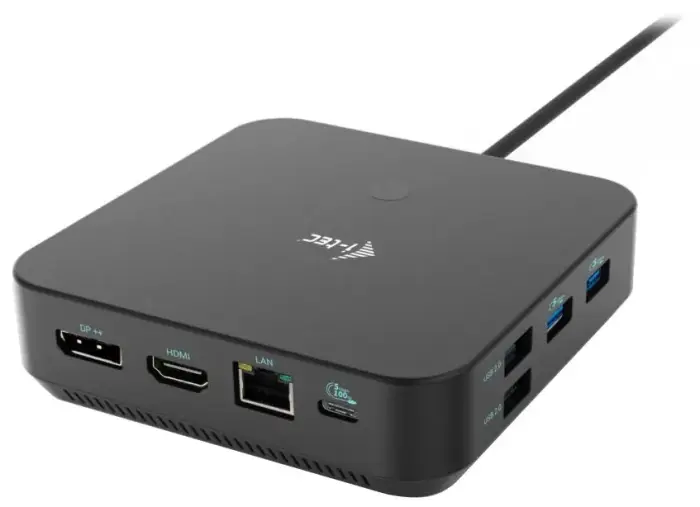 i-tec dokijaam/ 2x USB-C/ 2x USB 2.0/ 3x USB 3.0/ HDMI/ 2x DP/ LAN/ Power Delivery 100 W