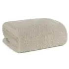 Microfiber throw blanket Lori 200x220 cm, beige — Photo 4