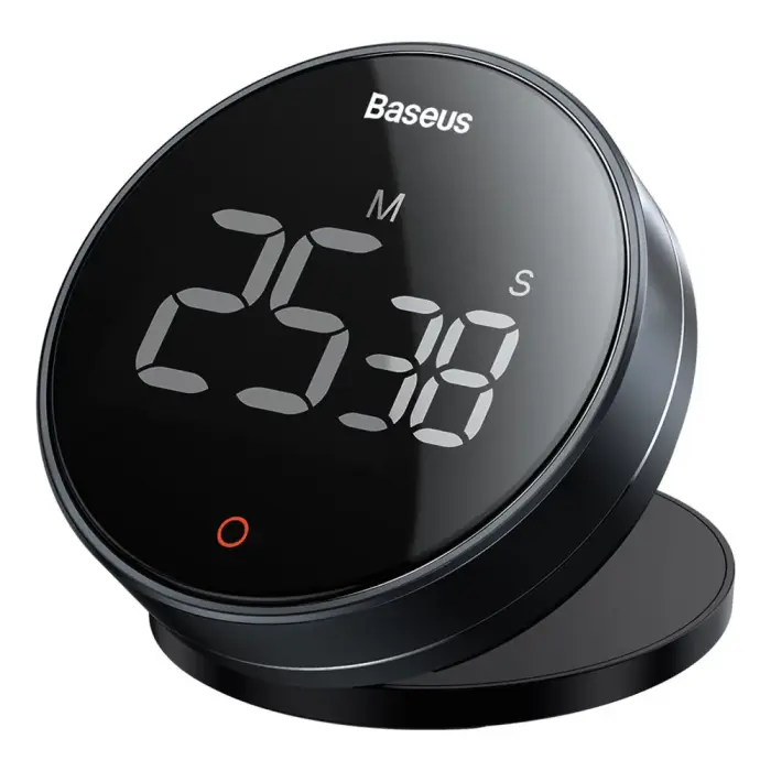 Baseus Heyo Pro Rotating Electronic Kitchen Timer, Grey