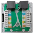 XtendLan Data Socket 2x RJ-45, Cat5e, unshielded, surface mount, bottom entry, punch-down — Foto 3