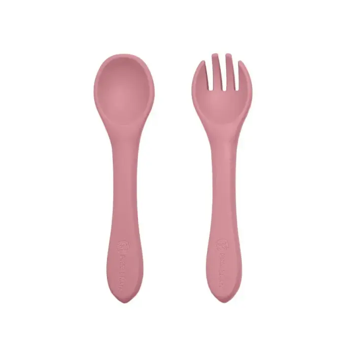 PETITE&MARS silikoonist söögiriistad 6m+ roosa