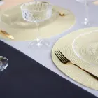 Table placemat Chef, diameter 38 cm, round, light beige Photo