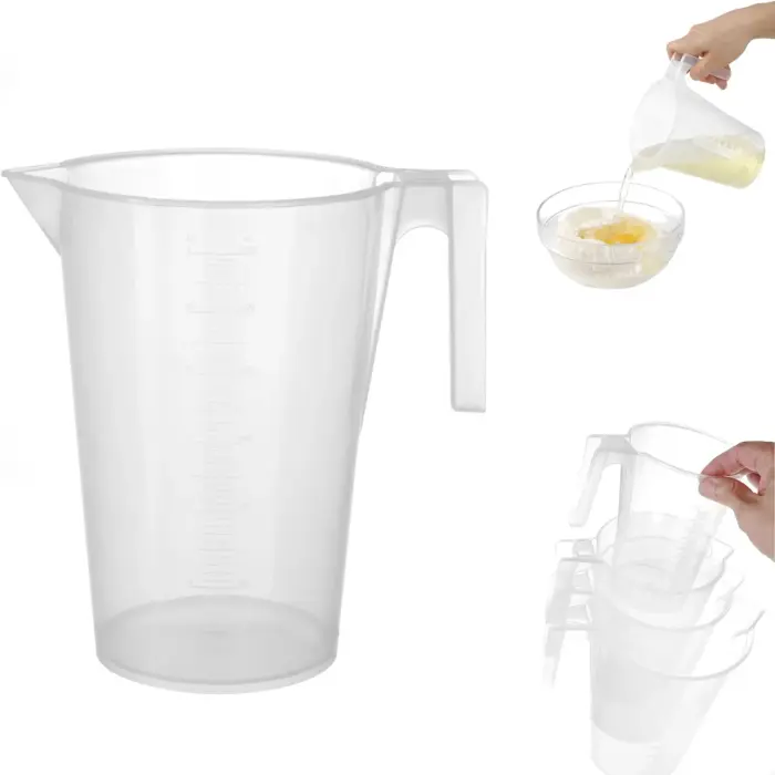 Measuring Jug, Stackable, Polypropylene, 3L - HENDI 567845