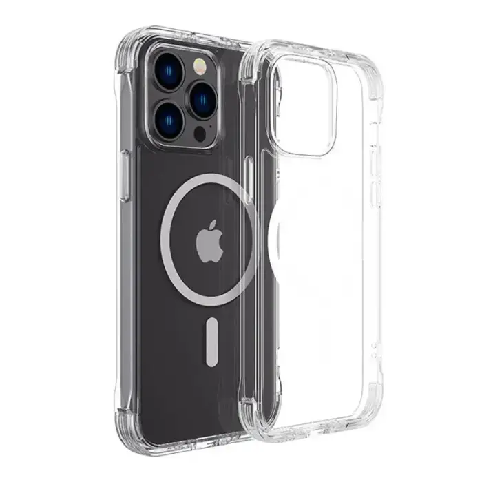 Joyroom JR-14H5 caurspīdīgs magnētiskais vāks iPhone 14 6.1" ar statīvu (MagSafe saderīgs)