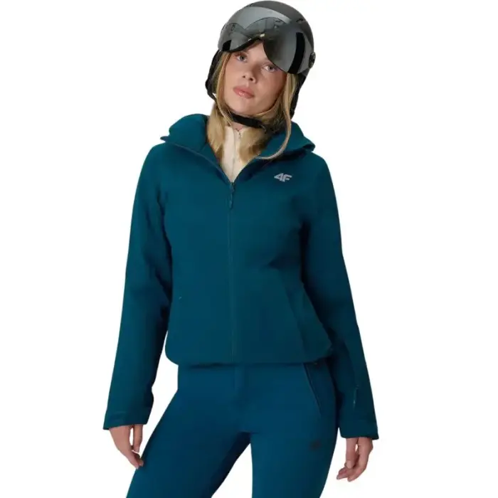 Women’s 4F F1221 Ski Jacket Sea Green 4FWAW26TTJAF1221 46S - Feature: M